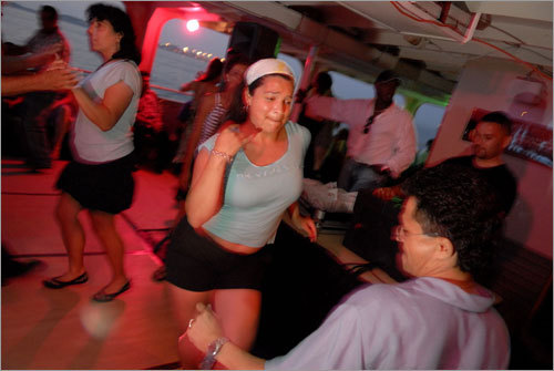 12. Dance to the beat on a Boston Harbor Cruise The salty sea air, the stars sparkling off the water, and the city behind you. It's time for another season of Boston Harbor Cruises. The vessels, which have been hitting the harbor since 1926 are great for those looking to grab a few drinks, see some bands, or dance the night away on the water. Those looking to spice up their Friday nights should book a ticket for their Salsa and Latin Cruise where 300-450 people converge to twist and shout. General admission tickets are $24 at the dock, $19 in advance, and group discounts are available. 12. Dance to the beat on a Boston Harbor Cruise The salty sea air, the stars sparkling off the water, and the city behind you. It's time for another season of Boston Harbor Cruises. The vessels, which have been hitting the harbor since 1926 are great for those looking to grab a few drinks, see some bands, or dance the night away on the water. Those looking to spice up their Friday nights should book a ticket for their Salsa and Latin Cruise where 300-450 people converge to twist and shout. General admission tickets are $24 at the dock, $19 in advance, and group discounts are available.